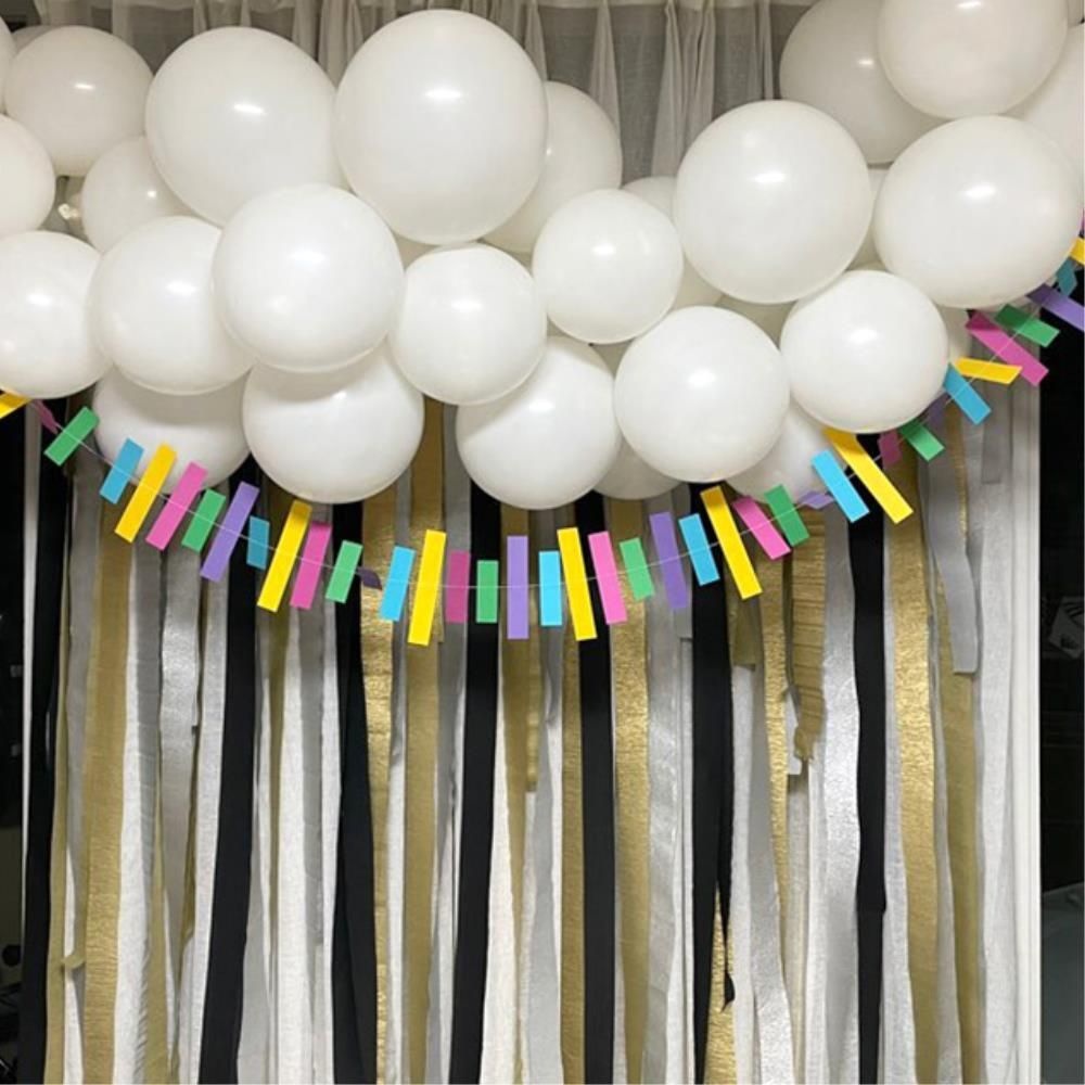 현대협력업체 3롤 셀프 상차림 메탈태슬 스트리머 가랜드 포토존 벽장식 이벤트