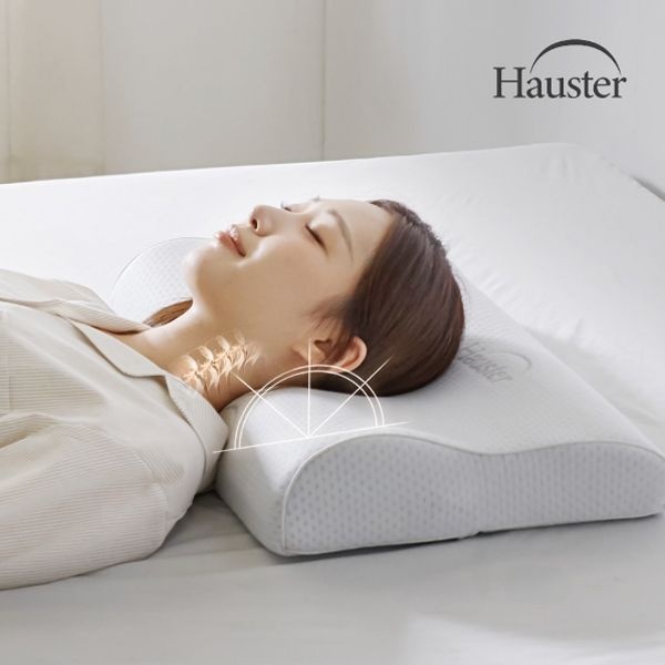 [Hauster] 하우스터 프리미엄 천연 라텍스 경추 베개 소형