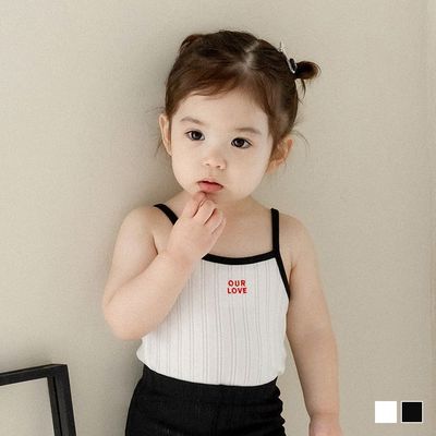 아망크 아기 민소매 티셔츠
