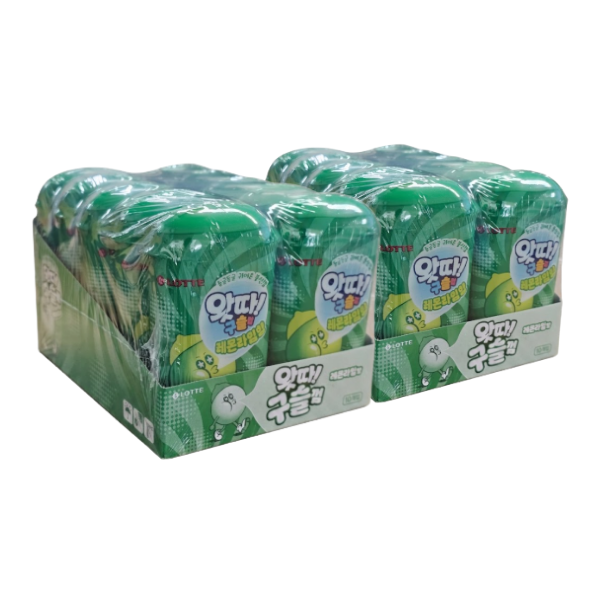 롯데 롯데리아 롯데 왔다 구슬껌 레몬라임향 15g x 20개