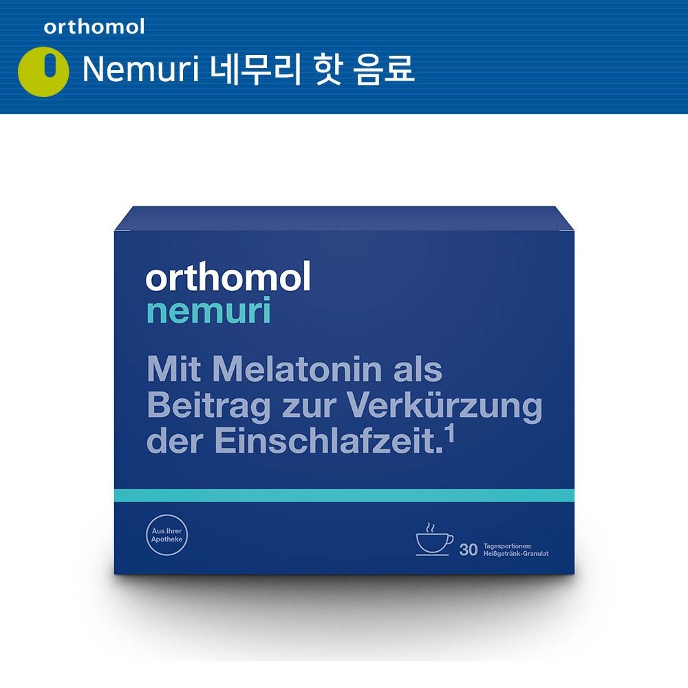 오쏘몰 nemuri 네무리 30일분 숙면차 독일직배송