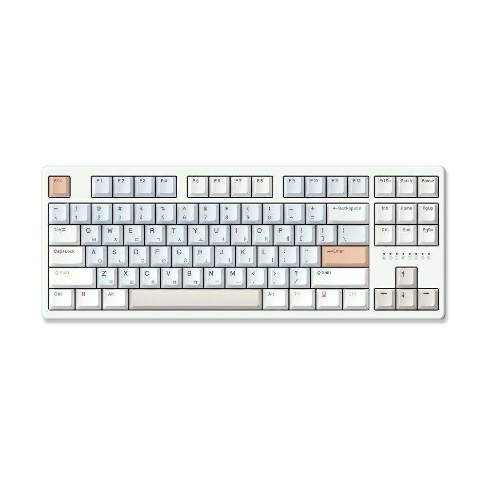 한성컴퓨터 TFG Magnetox 2XL (멀티파스텔) 자석축 키보드 듀얼8K 87키