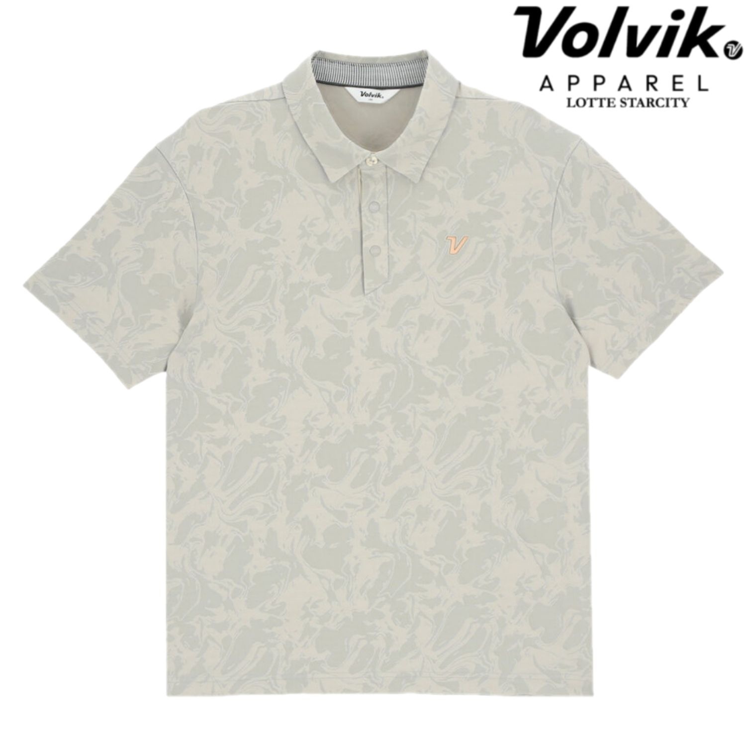 [롯데백화점] 볼빅 LAB 남성 골프 마블 패턴 JQD 제에리 반팔 티셔츠 VMTSQ451_SO_KD LE1221554003