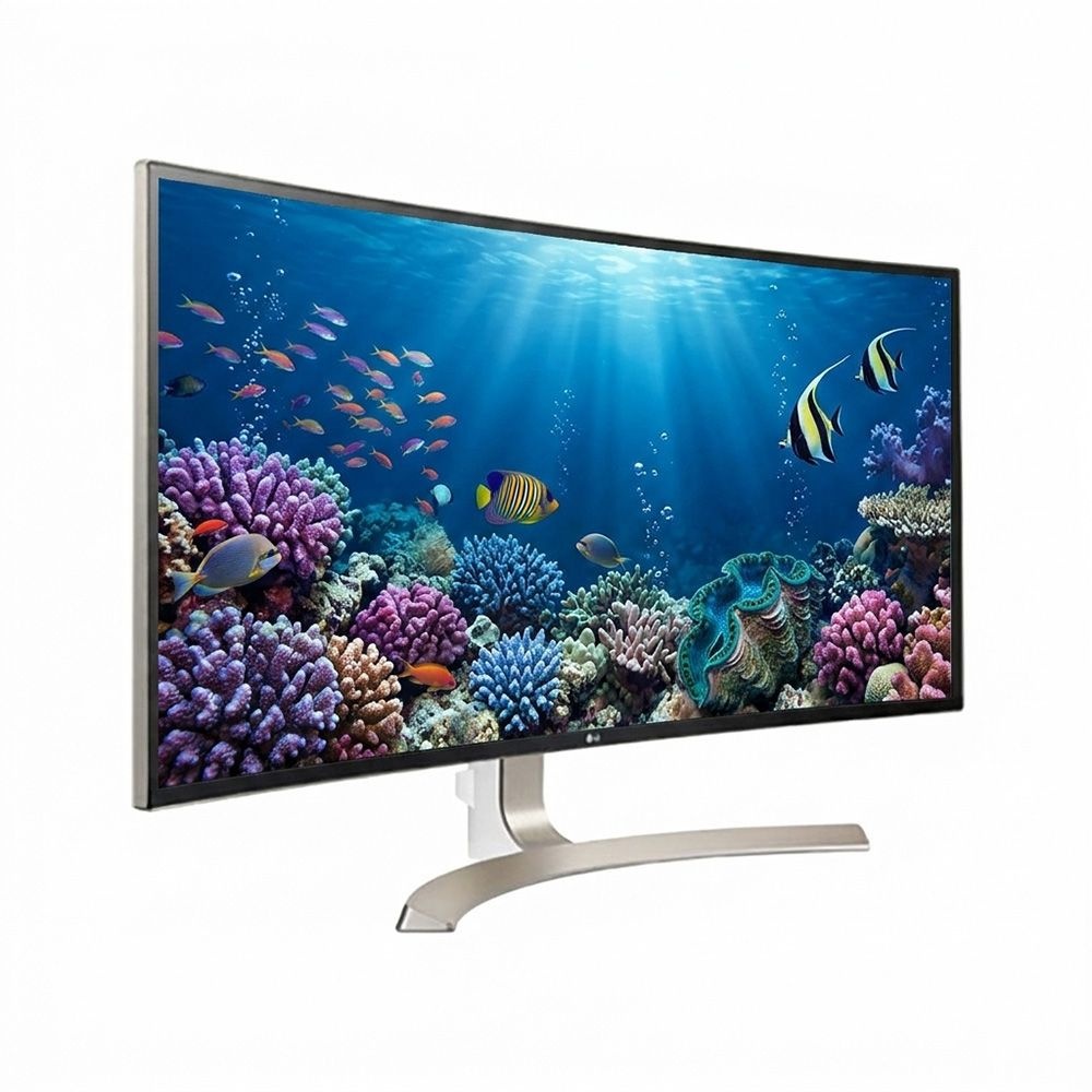 [중고] LG전자 울트라와이드 38UC99 IPS 광시야각 WQHD+ 스피커 내장 38인치 커브드 모니터 HDMI USB-C 지원 B급
