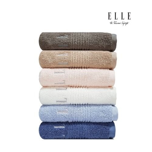 ELLE 엘르타올 엘르40수 코마사 순면 200g 세면타올 1매