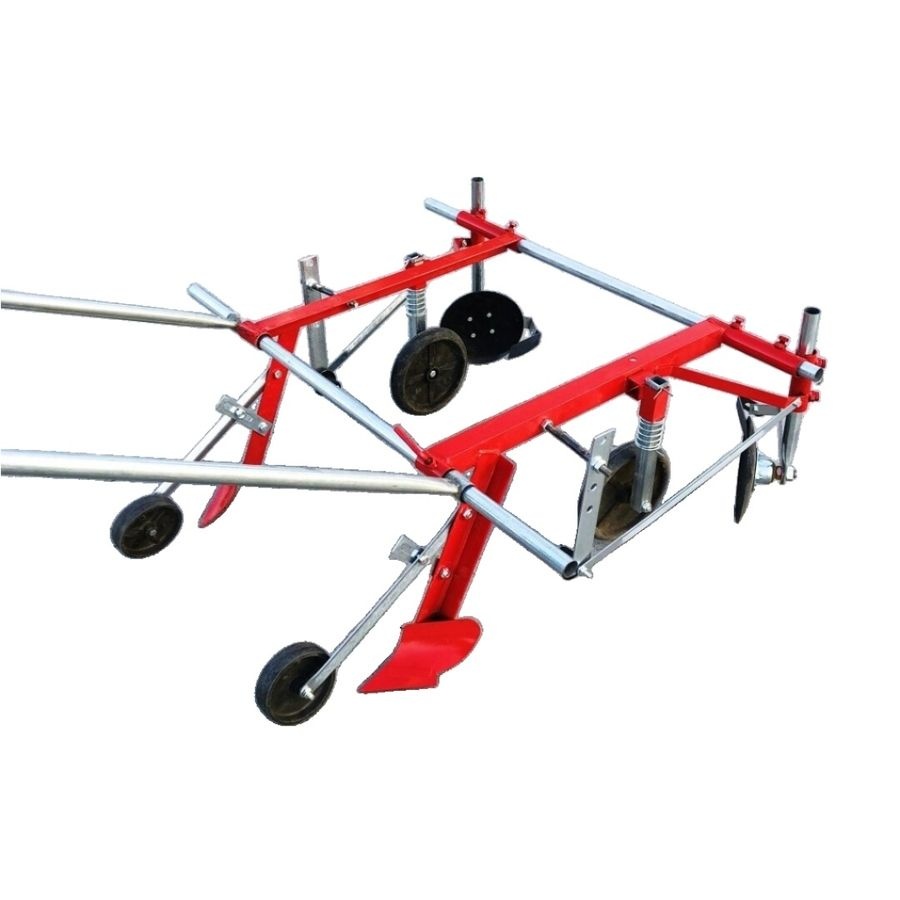 [해외] 수동 무동력 피복기 손수레 덮개 농사 텃밭 비닐멀칭기