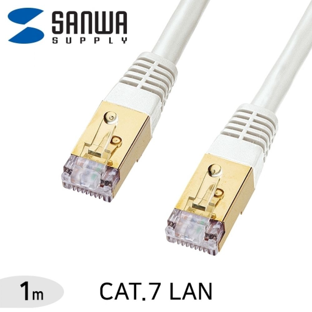 SANWA CAT.7 SSTP 다이렉트 케이블 1m