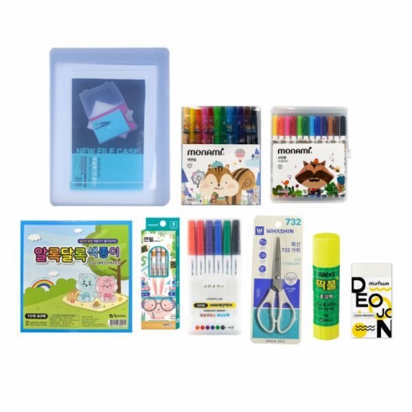 모나미 9종 행복특가 문구세트 신학기준비 필수품