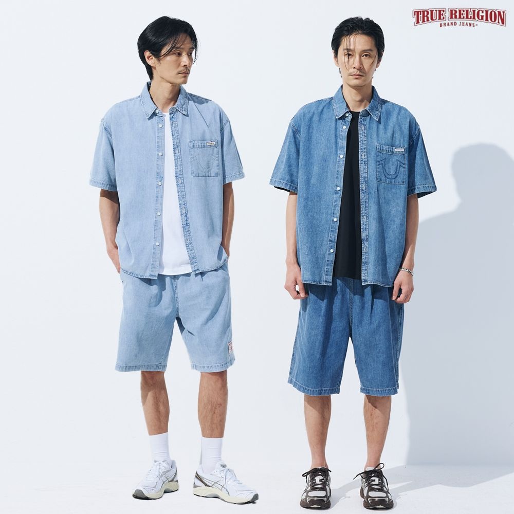 [롯데온] 트루릴리전 데님 하프 셋업 (53,870원/무료)