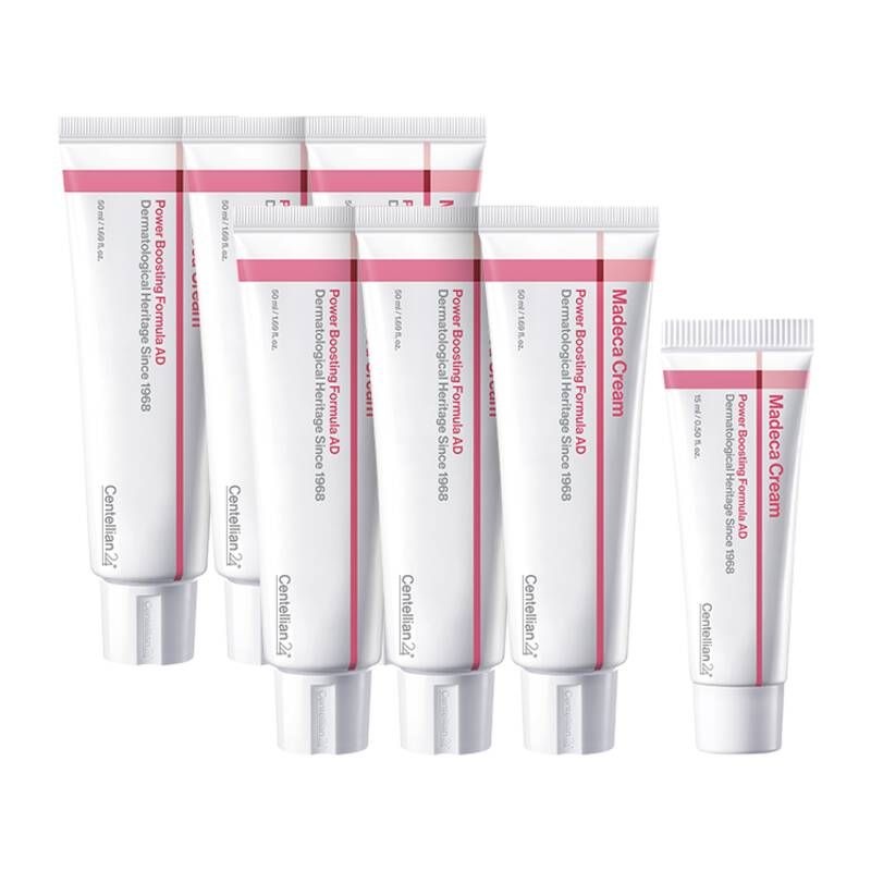 필수뷰티 [APP전용] [2,000P 리뷰적립] NEW 마 데카크림 파워부스팅 AD 50ml 6개 윤기 생기 보습 15ml 1개