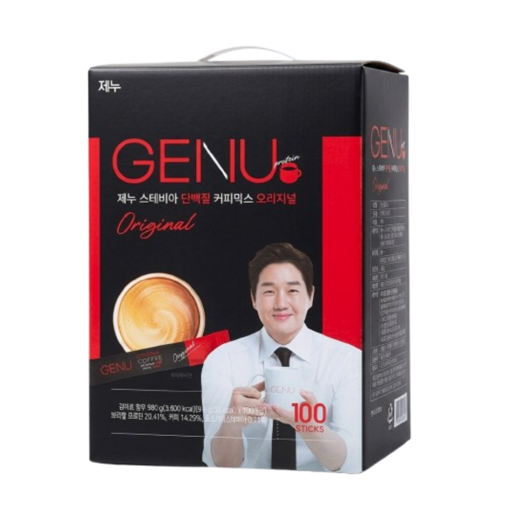 제누 스테비아 단백질 커피믹스 9.8g 오리지널 100개입
