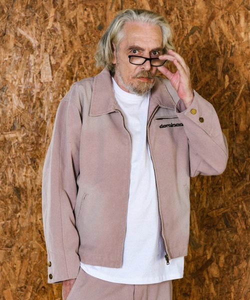 도미넌트 H.L 워싱 워크 재킷 핑크 1950297