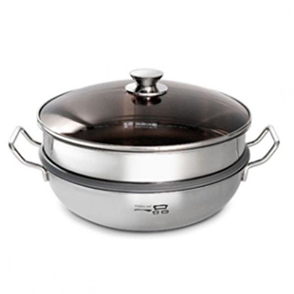 고품질 스테인리스 찜기 찜냄비 조리용 멀티 스팀팟 찜솥 곰솥냄비 스텐들통 들통 인덕션곰솥냄비 WFLUVM8