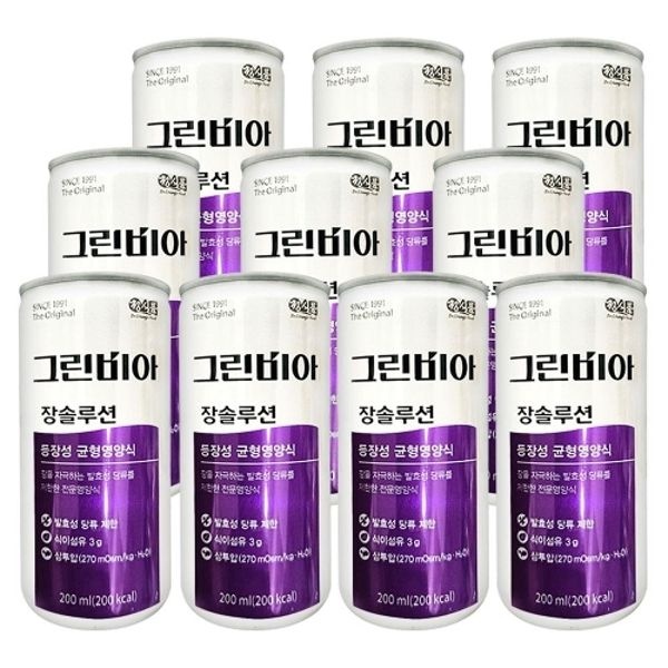 정식품 그린비아 장솔루션 200ml 10캔