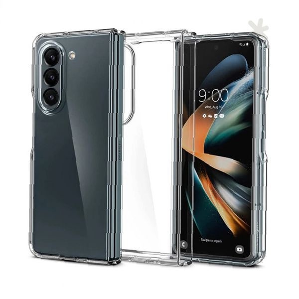 중국 폴더블 스마트폰 투명 하드 케이스 슬림 충격 방지 보호 커버 접이식 휴대폰