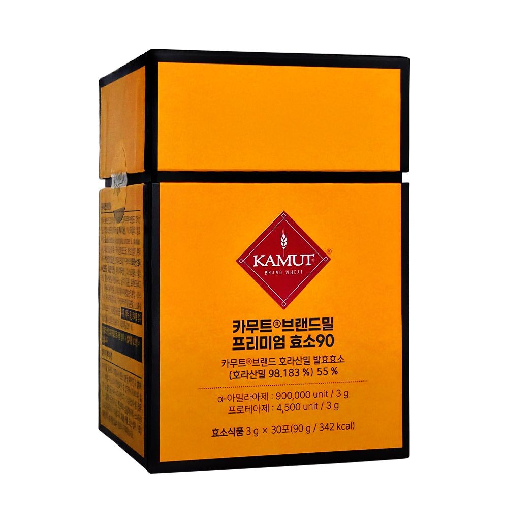 [오늘출발] 그레인온 골드 카무트 브랜드밀 프리미엄 효소90 30포 1박스