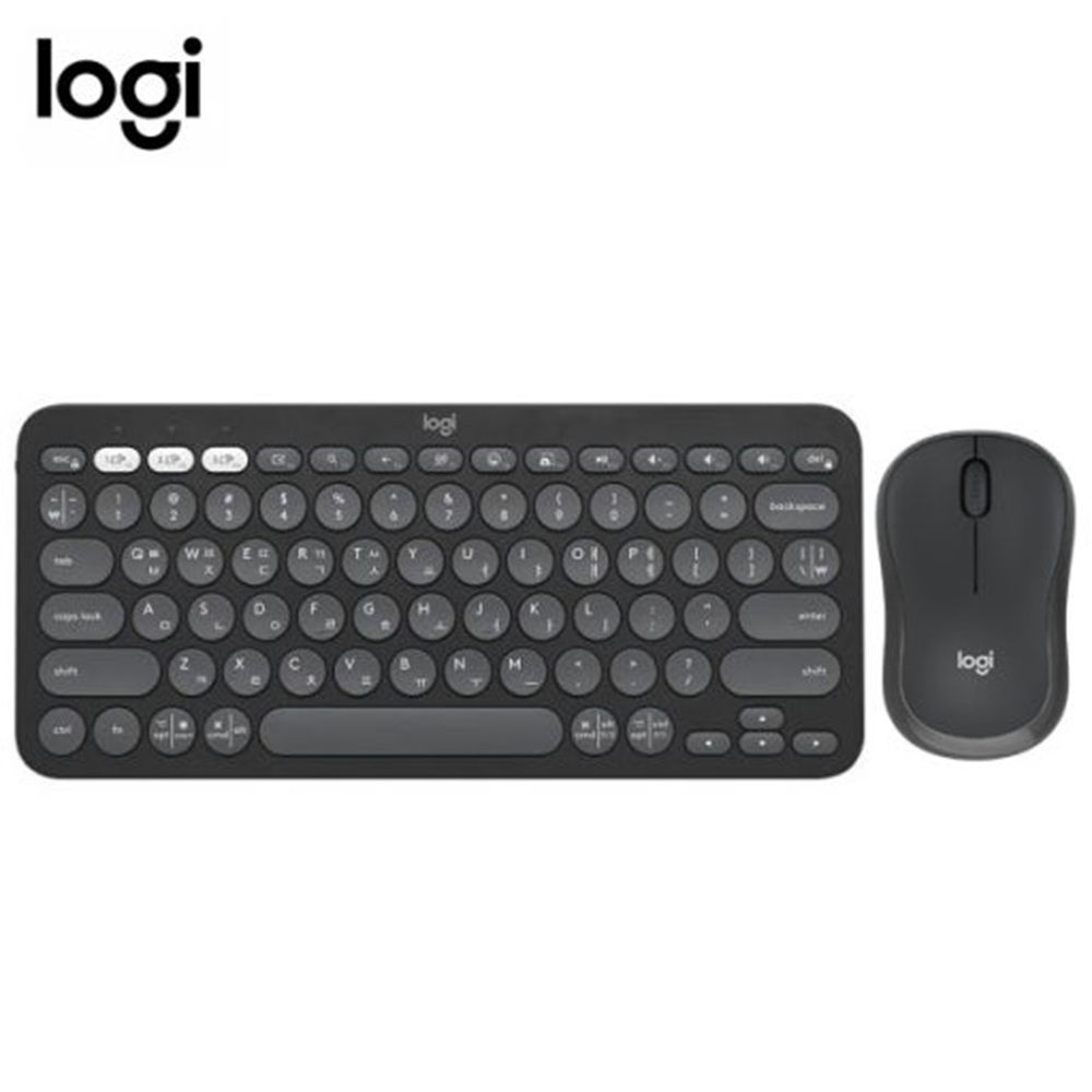 로지텍 K380S M240 블랙 키보드 마우스 세트