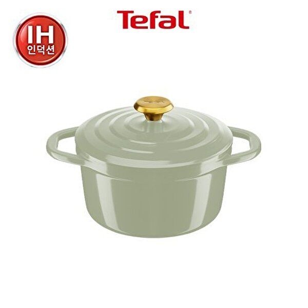 테팔 [테팔]테팔 인덕션 세라믹 에어주물 페어그린 양수냄비20CM