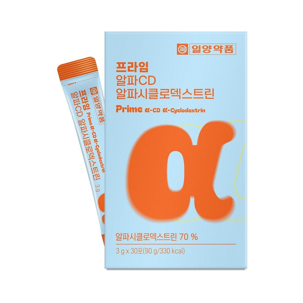 [롯데백화점] 일양약품 [일양약품] 프라임 알파CD 알파시클로덱스트린 30포 3박스(3개월분)