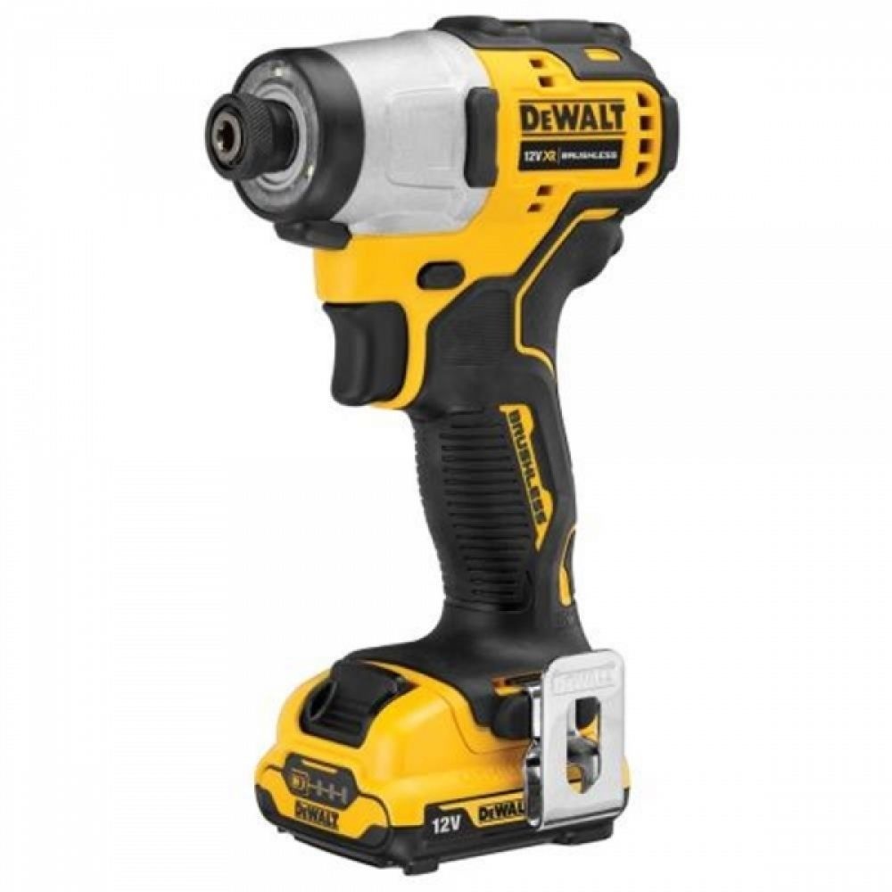 디월트 충전임팩트드라이버-브러시리스 DCF801D2(-12V MAX) 10.8V 2.0Ah 1 4Inch