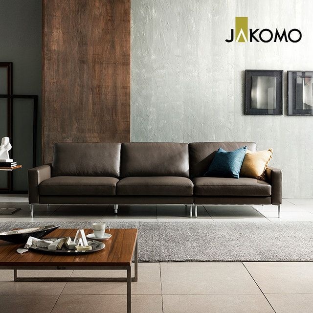 자코모 자코모 모네 4인 이태리 천연면피 소가죽 소파