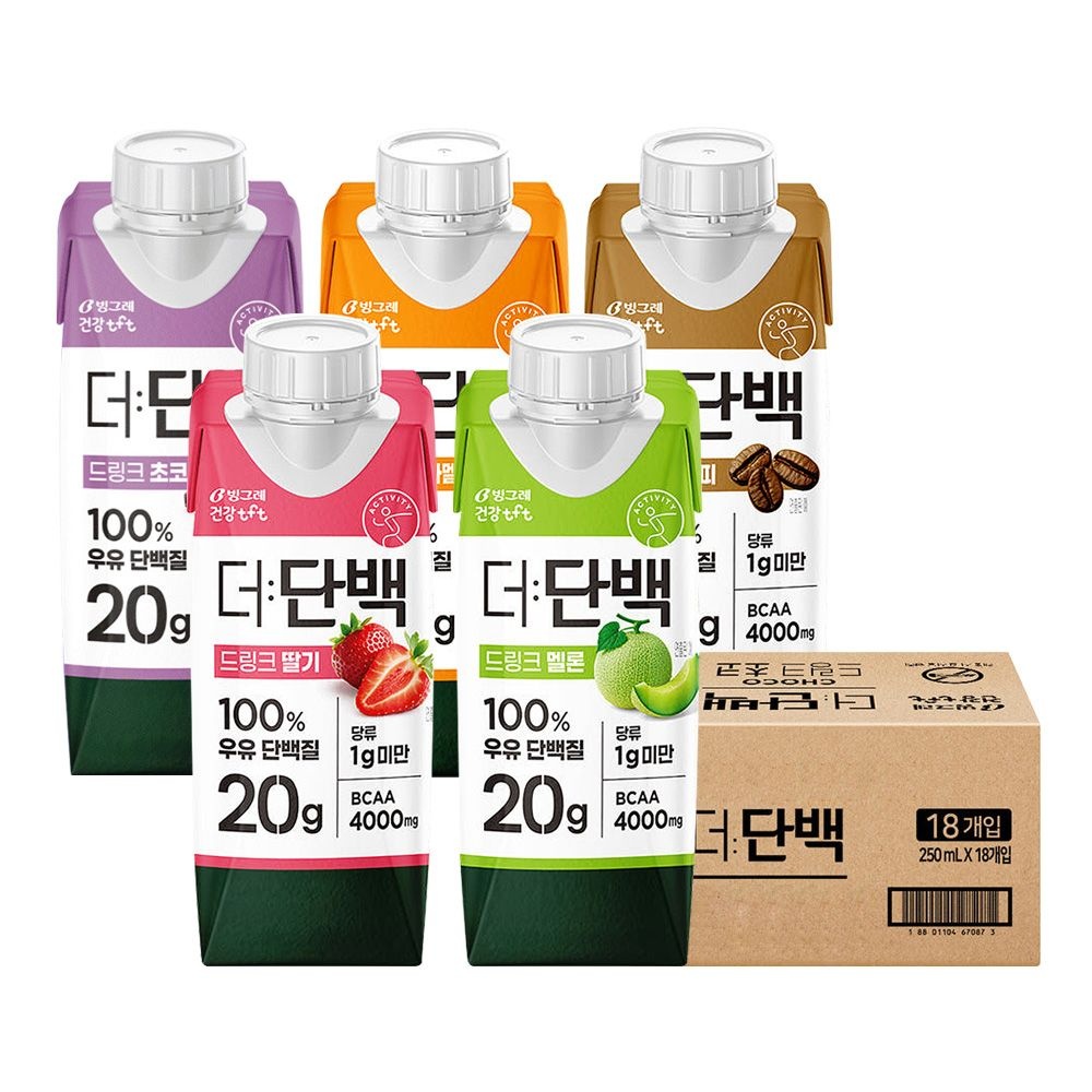 더단백 단백질 드링크 (초코4+커피4+카라멜4+딸기3+멜론3)