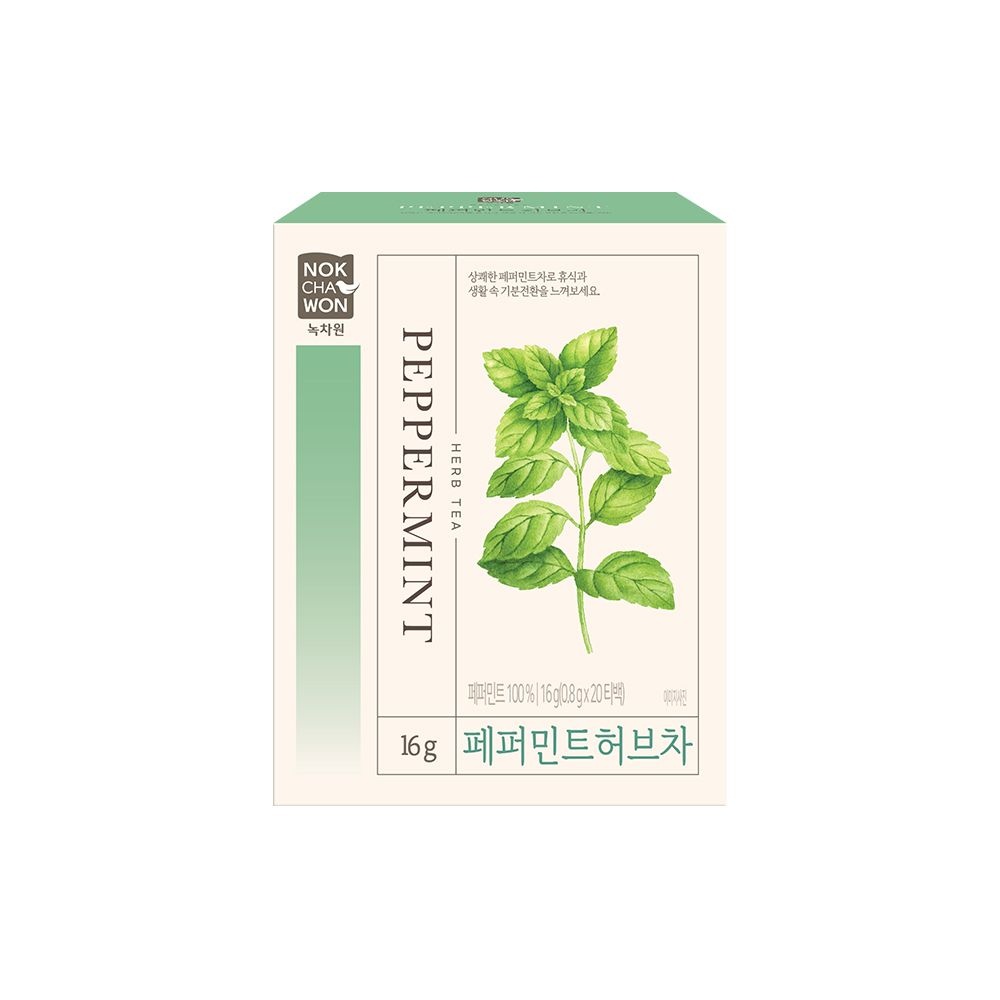 [오늘출발] 녹차원 페퍼민트허브차 20티백