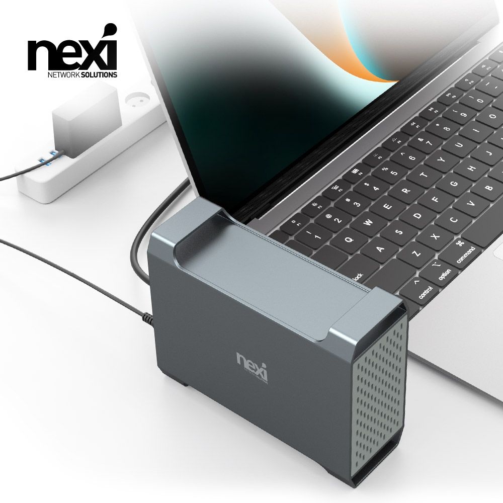 넥시 NX-282RU31 USB3.1 Gen2 2Bay RAID 데이터 스토리지 케이스 - nx1437