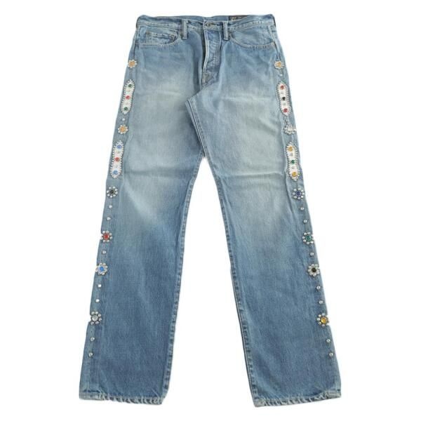 25FW 14온즈 몽키시스코 잼스톤 데님 팬츠 라이트블루 EK-1174LPA PRO