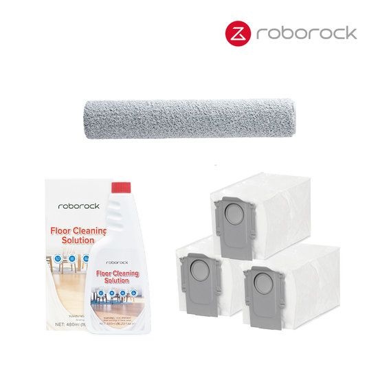 로보락 Qrevo Curv 2 Flow 롤러브러시(1개) + 더스트백(3매) + 클리너(1개)