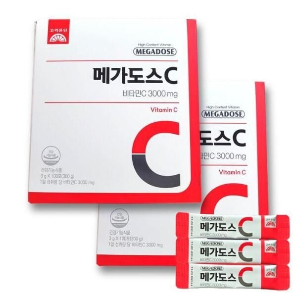 [셀러허브 식품] 고려은단 메가도스C 비타민C 3000 200포