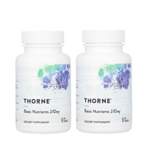 1+1 쏜 리서치 기본 영양소 투퍼데이 캡슐 60정 기초 종합 비타민 2통