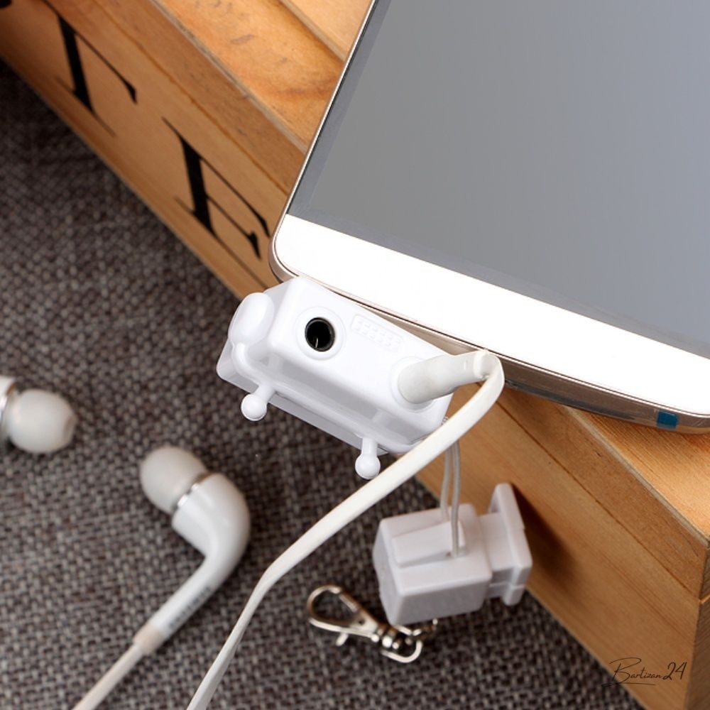 감성로봇 커플 이어폰 Y잭 듀얼잭 커플영화 커플이어폰 더블잭 커플음악