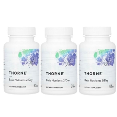 2+1 쏜 리서치 기본 영양소 투퍼데이 캡슐 60정 기초 종합 비타민 3통