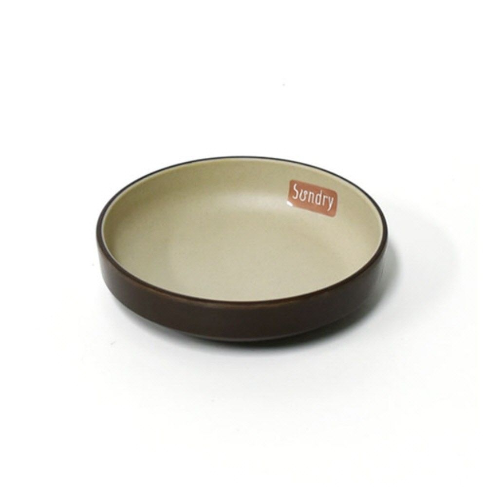 [오늘출발] 업소용 신한식구프 그릇 투톤 브베 [수빈스토어] 떡접시 예쁜앞접시