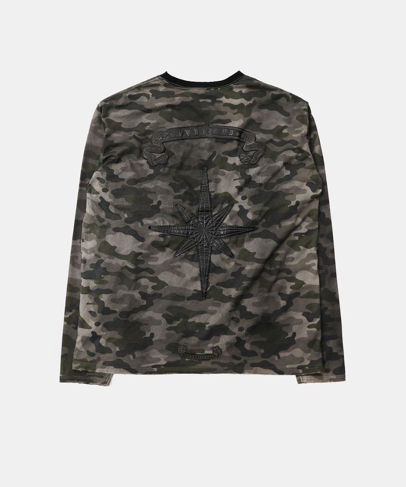 BADBLOOD 배드블러드 BADBLOOD 코스모 배드 패치 링거 롱슬리브 그린카모 394774