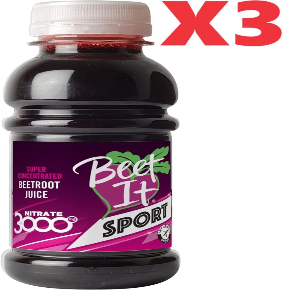 [해외] 250ml 3병 비트잇 스포츠 나이트레이트 3000 Beet It Sport Nitrate 3000