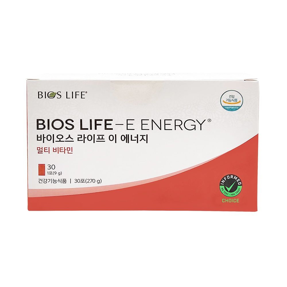 유니시티 바이오스 라이프 이에너지 E 에너지 멀티비타민 9g 30포, 1개