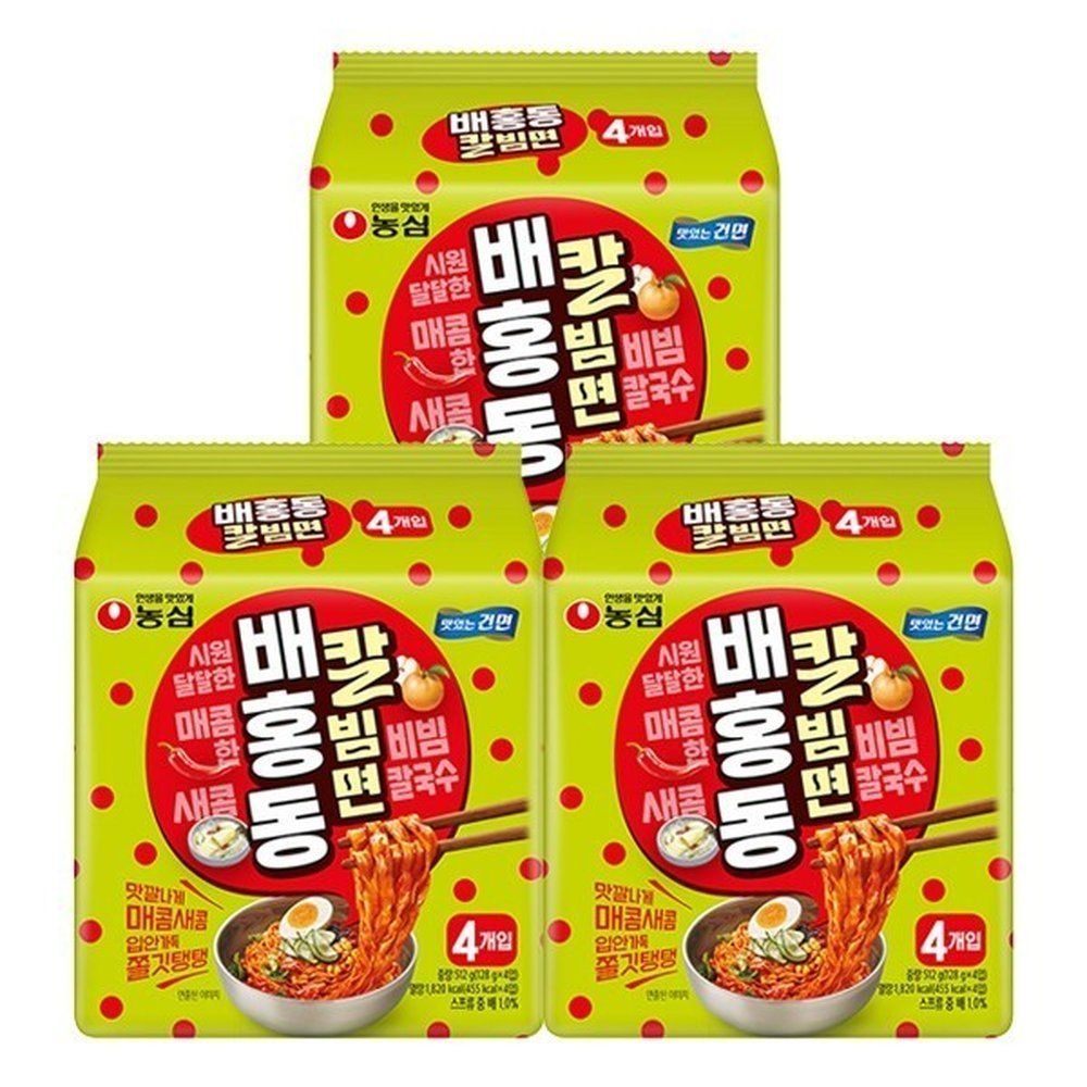 배홍동 칼빔면 128g 12개