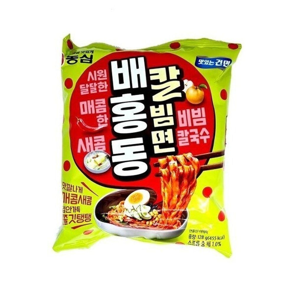 농심 농심 배홍동 칼빔면 봉지 128g 16개
