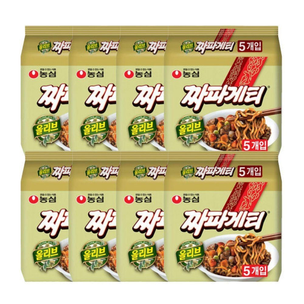 올리브 짜파게티 5입X8개(40개)