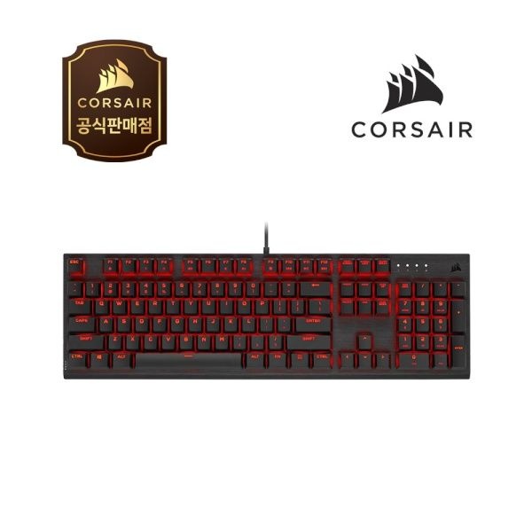 UnKnown CORSAIR 유선 기계식 키보드, K60 Pro LED 104키, 비올라축 블랙 USB