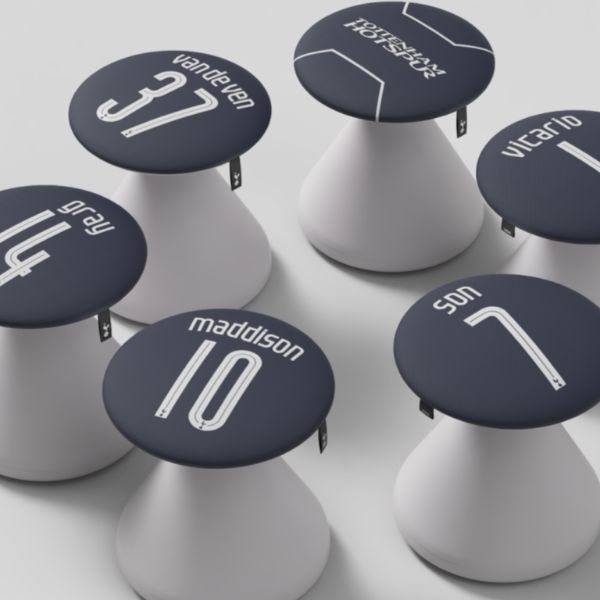 시디즈 스툴 원형 의자 화장대 보조 토트넘 펑거스 바퀴형