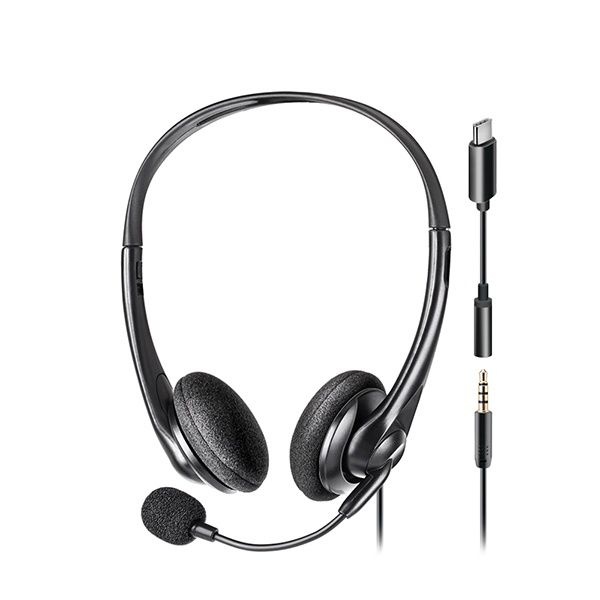 UnKnown 코시 헤드셋 피스 비즈니스 헤드셋 HS2295CC타입변환젠더포함