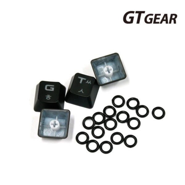 지티기어 인핸스먼트 오링, 저소음 실리콘 링 블랙 1Set-100개