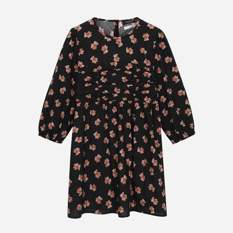 써스데이 아일랜드 곰돌이 롱 블라우스_T256MBL902W EKZ467