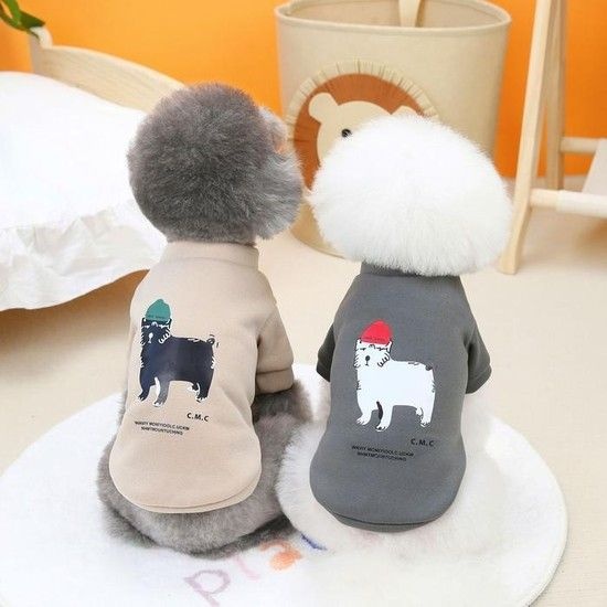 [MEL76104_64_64]힙합도그 보온 강아지티셔츠 티셔츠