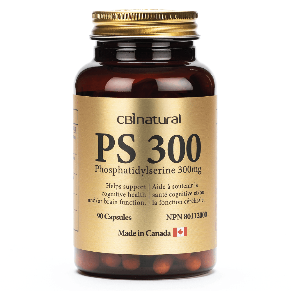 캐나다 고순도 포스파티딜세린 300mg,90캡슐,PS 300, 집중력, 인지력, 기억력, 두뇌 집중 케어, 캐나다 생산 직발송