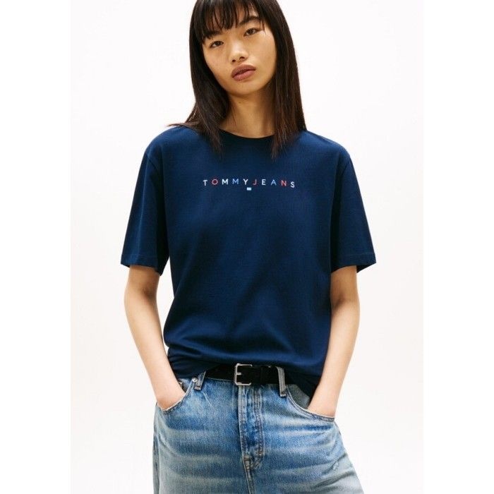 타미진스 [AK분당점] [타미진스] 여성 컬러 리니어 로고 티셔츠 T32G1TTO54TWT1C1G