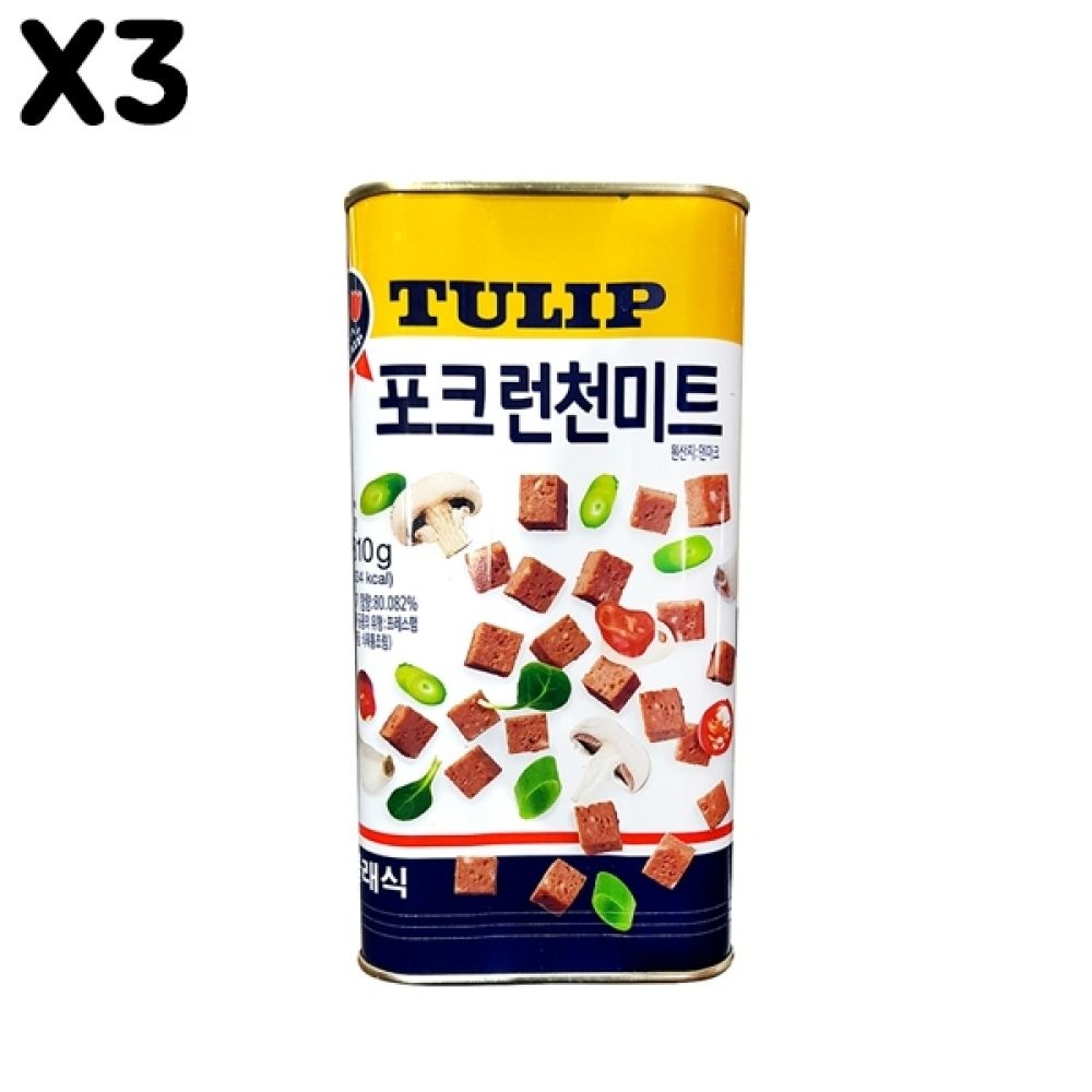 FK 햄캔(튤립실속 런천미트 1.81K)X3